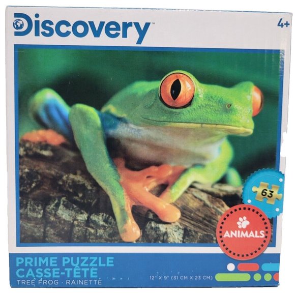 Discovery Tree Frog 63 Piece Puzzle - Picture 1 of 5
